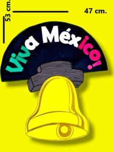 0080 *Campana Viva México de Foamy* (47x53 cm.) - Imagen 2