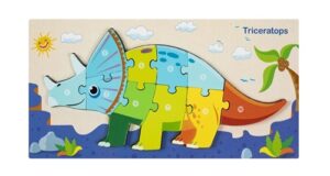 2089 *Rompecabezas p/Armar por Números de Madera Gruesa* (30x15 cm.) 10 Diferentes. - Imagen 12