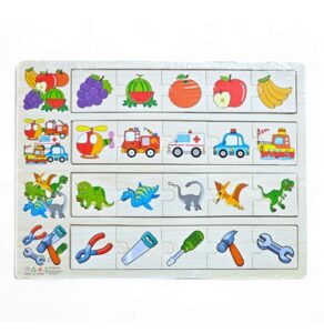 2361 *4 Grupos d/Campos Semánticos en Madera* (30x22.5 cm.) 20 Pcs. 2 Diferentes. - Imagen 2