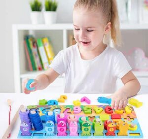 9099 *Multi-Tablero Cognitivo Chico 6 en 1* (30x15.5 cm.) 40 Pcs.