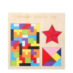 0662 *Tablero Multifuncional de Madera* (30x30 cm.) 4 Diferentes. - Imagen 4