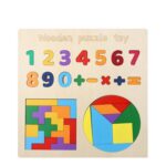 0662 *Tablero Multifuncional de Madera* (30x30 cm.) 4 Diferentes. - Imagen 3