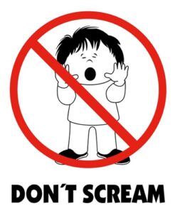 0013 *Don´t Scream* (25x20 cm.) Plástico Flexible. - Imagen 2