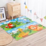 0093 *Tapete p/Piso Antiderrapante Amigos de la Selva* (60x60 cm.) 4 Pcs. - Imagen 5