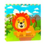 0093 *Tapete p/Piso Antiderrapante Amigos de la Selva* (60x60 cm.) 4 Pcs. - Imagen 4