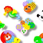 0102 *Rompecabezas d/Madera Gruesa 4 en 1* (30x30 cm.) 5 Diferentes. - Imagen 4