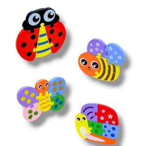 0102 *Rompecabezas d/Madera Gruesa 4 en 1* (30x30 cm.) 5 Diferentes. - Imagen 5