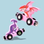 2589 *Tren d/Madera Magnético NÚMEROS, DINOSAURIOS Y SUS NOMBRES* (80 cm.) 10 Vagones. - Imagen 4