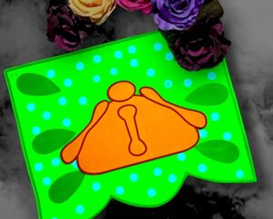 4364 *Mantel de Foamy Papel Picado* (50x38 cm.) 4 Diferentes. - Imagen 2