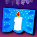 4364 *Mantel de Foamy Papel Picado* (50x38 cm.) 4 Diferentes. - Imagen 5