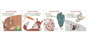 0118 *FÁBULAS DE LA FONTAINE Libro d/Cartón* (16x16 cm.) 20 Pág. 4 Diferentes.