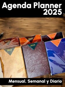 9013-5 *Agenda Planner 2025* (15x21.5 cm.) 6 Diferentes - Imagen 3