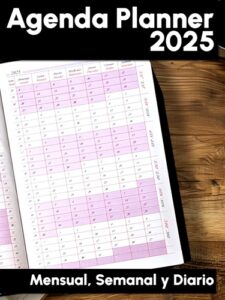 9013-5 *Agenda Planner 2025* (15x21.5 cm.) 6 Diferentes - Imagen 5