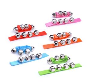 2823 *PULSERA CASCABELES * ( 2.5x20 cm.) INDIVIDUAL 6 Colores Diferentes.