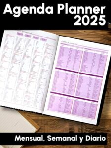 9013-5 *Agenda Planner 2025* (15x21.5 cm.) 6 Diferentes - Imagen 10
