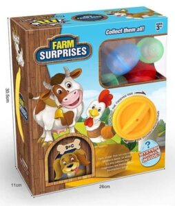 3076 *HUEVOS SORPRESA GRANJA e/Máquina de Cartón* (26x30 cm.) 11 Pcs. - Imagen 2