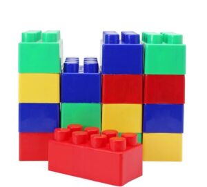 5147 *BLOCKS GIGANTES Plástico Sólido* (28x6.5x9 cm.) 40 Pcs. - Imagen 4