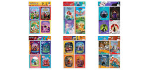 9395 *MINI LIBROS Disney* (10x14 cm.) 4 Pcs. 6 Diferentes.