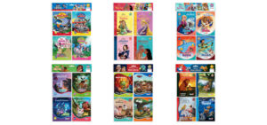 9401 *MINI LIBROS Disney* (10x14 cm.) 4 Pcs. 6 Blíster´s Diferentes.