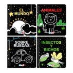 9715 *BRILLO y CONTRASTE* (13x12 cm.) 10 Pág.-Cartón 4 Diferentes.