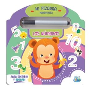 9858 *NÚMEROS Libro Mágico Borrable* (18x18 cm.) 10 Pág. LC