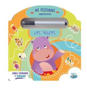 9865 *TRAZOS Libro Mágico Borrable* (18x18 cm.) 10 Pág. LC