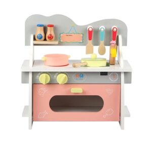 0131 *COCINITA Rosa de Madera* (35x37 cm.) +7 Accesorios. - Imagen 2