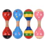 1574 *MARACA DOBLE infantil d/Madera* (5.5x15 cm.)  INDIVIDUAL 8 Dif. - Imagen 4