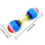 1574 *MARACA DOBLE infantil d/Madera* (5.5x15 cm.)  INDIVIDUAL 8 Dif. - Imagen 8