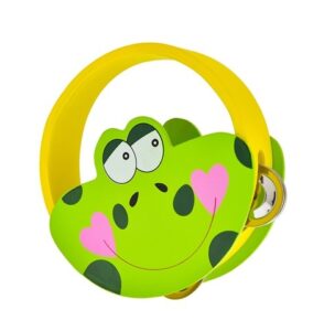 1705 *PANDERO TROQUELADO c/Asa en Madera* (16x14 cm.) INDIVIDUAL.  8 Dif. - Imagen 2