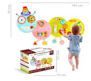 1707 *ORUGA DE COORDINACIÓN Tablero de Multi-Actividades e/Madera* (104x39 cm.) - Imagen 4