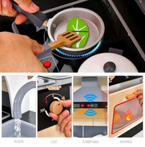 2295 *COCINA de Madera de LUJO* (111x80 cm.) +12 Accesorios. - Imagen 5