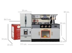 2295 *COCINA de Madera de LUJO* (111x80 cm.) +12 Accesorios. - Imagen 4