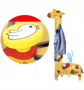 2392 *Jirafa Infantímetro y Tablero d/Coordinación de Madera* (53x128 cm.) - Imagen 3