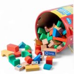 2719 *Cubeta BLOQUES DE MADERA* (23x22 cm.) 100 Pcs. - Imagen 5