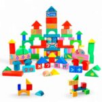 2719 *Cubeta BLOQUES DE MADERA* (23x22 cm.) 100 Pcs. - Imagen 4