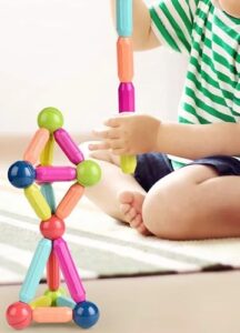 3433 *Material d/Construcción MAGNÉTICO* (22x28 cm.) 64 Pcs.