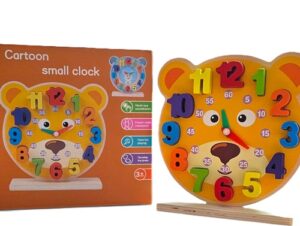 3606 *RELOJ d/Madera en Base* (18x18 cm.) 2 Diferentes. - Imagen 4