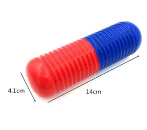 3954 *GUIRO BI-TONO Cilíndrico de Madera* (4x14 cm.)  INDIVIDUAL. 6 Diferentes. - Imagen 3