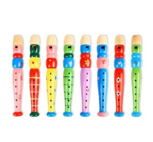 5037 *FLAUTA DE MADERA* (3x20 cm.) INDIVIDUAL. 6 Diferentes. - Imagen 5