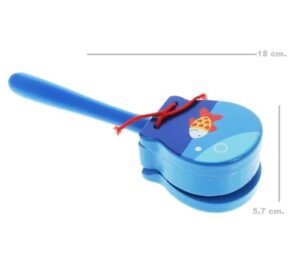 5277 *CASTAÑUELA c/MANGO en Madera* (5.7x 18 cm.) INDIVIDUAL 5 Diferentes. - Imagen 3