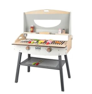 5524 *BBQ GRILL de Madera* (58x79 cm.) +12 Accesorios.