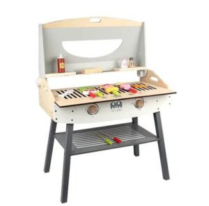 5524 *BBQ GRILL de Madera* (58x79 cm.) +12 Accesorios. - Imagen 6