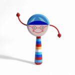 5738 *TAMBORÍN de Madera NIÑOS* (8x18 cm.) INDIVIDUAL. 4 Diferentes. - Imagen 6