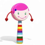 5738 *TAMBORÍN de Madera NIÑOS* (8x18 cm.) INDIVIDUAL. 4 Diferentes. - Imagen 7