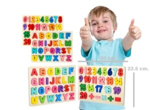 6002 *ROMPECABEZAS d/Números al 20 o Letras* (30x22.5 cm.)