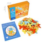 7202 *TREN Forma Palabras d/Madera* (21x16 cm.) Libro+53 Letras. - Imagen 4