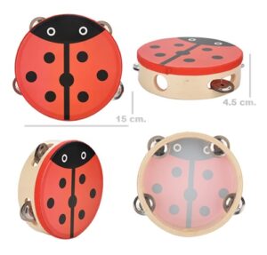 8431 *PANDERO de Madera Infantil* (15 cm.) INDIVIDUAL 18 Dif. - Imagen 4