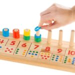 8463 *TABLERO APRENDIENDO A CONTAR d/Madera* (44x14 cm.) 86 Pcs. - Imagen 3