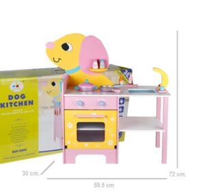 8929 *COCINA DE MADERA HAPPY DOG* (59.5x72 cm.) +10 Accesorios. - Imagen 4